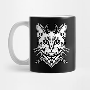 Metal deftone cat art Mug